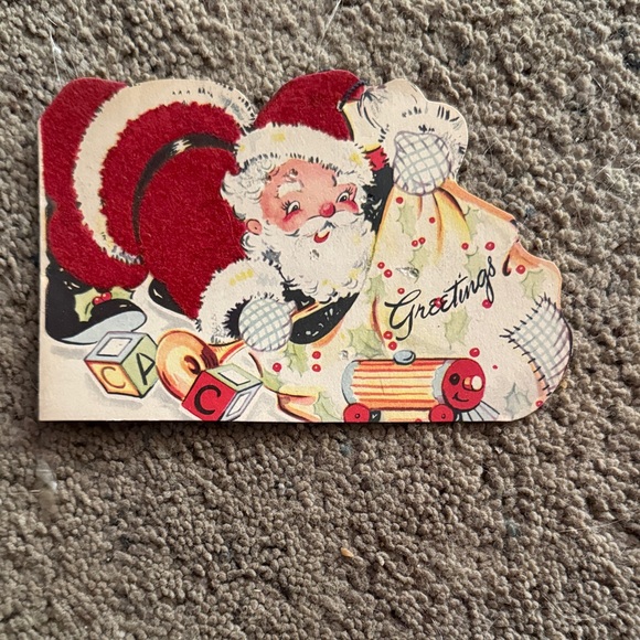 Other - Vintage Santa Christmas Card
